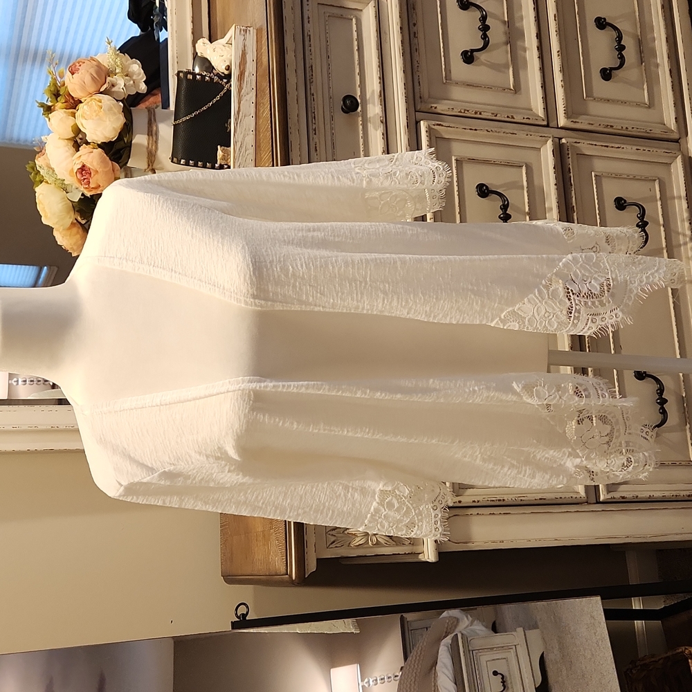 Lightweight white cardigan